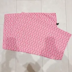 RIORES ピンク花柄 ヨガマットの滑り止めシート　収納袋付き