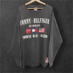 【90s】TOMMY HILFIGER usa製　Tシャツ
