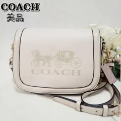 美品 ✨️ COACH ホースキャリッジ ミニ財布 二つ折り シグネチャー 白 美品 ✨️ COACH ホースキャリッジ ミニ財布 二つ折り シグネチャー 白