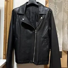 新品未使用！! ブラックライダースジャケットMサイズ