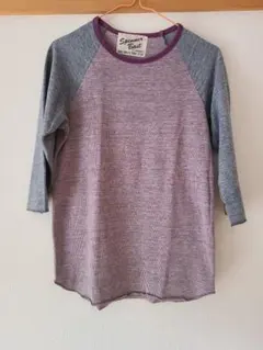 Spinner Bait 七分袖カットソー パープル・グレー