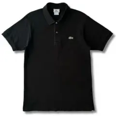 美品 90s フランス企画 ラコステ L1212 黒 ブラック ポロシャツ 3