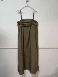 【美品】Samansa Mos2 blue キャミワンピース