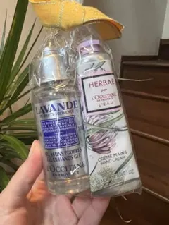 ロクシタン❤️ LVクリーンハンドジェル＆ハンドクリームセット