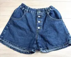 デニム　ショートパンツ　150cm