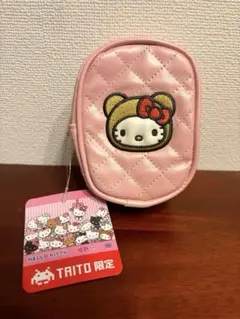 タイトー限定　ハローキティ　Myハローキティキルト刺繍ポーチ