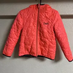 Rusty ピンクキルティングダウンコート 140cm