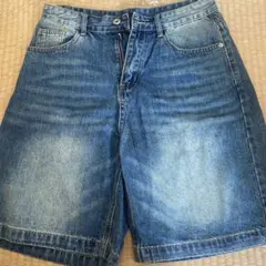 デニムショートパンツ 4ポケット