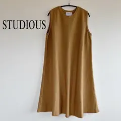 ステューディオス　STUDIOUS ニットワンピース　ウール　フレアワンピース