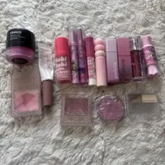 ピンク リップチークグロスセット