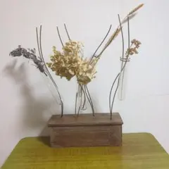 試験管スタイル フラワーベース　花瓶　レトロ　オブジェ