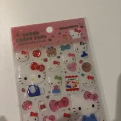 《正規品》クリアキャンディシール　ハローキティ