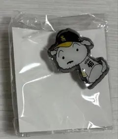 福岡ソフトバンクホークス シロ クレヨンしんちゃん アクリルピンバッジ