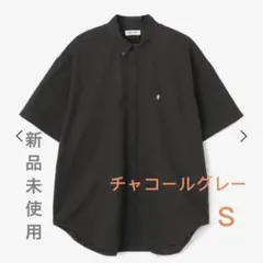 【新品】Gymphlex / コットンツイルボタンダウン半袖シャツ