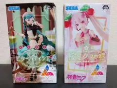 プライズフィギュア 初音ミク 桜ミク ビターパティシエ 箱に大きな凹みあり