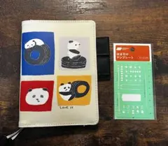 新品未使用：ほぼ日手帳カズン用カバー北村人Love it Panda パンダ