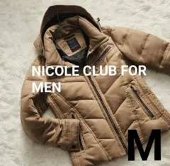 NICOLE CLUB FOR MEN ダウンジャケット M ベージュ