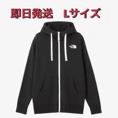 【新品】Lノースフェイス リアビューフルジップフーディ NT12442 黒