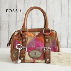 極美品】 コーチ ボストンバッグ 2way パッチワーク マルチカラー y2k