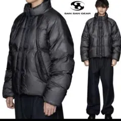 SAN SAN GEAR サンサンギア PUFFER JACKET BLACK
