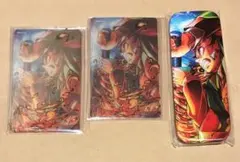 炭治郎　鬼滅の刃　レンチキュラー　ロング缶バッジ　レイヤード　クリアカード　KV