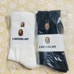 A BATHING APE ソックス 2足セット　F