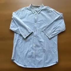 THE SHOP TK ボタンダウンシャツ 七分Lサイズのサムネイル