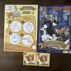 【２枚セット】トムとジェリー スタンプラリーステッカー