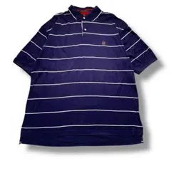 Ｆ57　【即購入OK】　TOMMY HILFIGER　ポロシャツ　ＸＬ　ネイビー