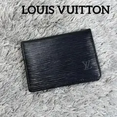 LOUIS VUITTON エピ 名刺入れ カードケース パスケース ブラック