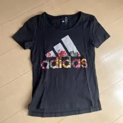 adidas フラワープリント 半袖Tシャツ
