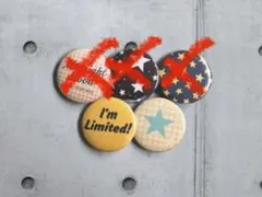 mog様専用 フォロー割 缶バッジ 2種類 ヴィンテージ風 32mm レトロ風