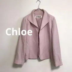 クロエ　Chloe ウールジャケット　ピンク　レディース　Lのサムネイル