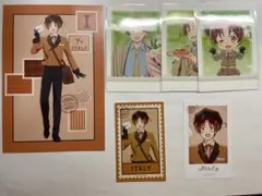 ヘタリア　郵便屋　イタリア　ぱしゃこれ　イラストカード