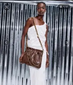 Charles & Keith Duo ブレードチェーンハンドルホーボーバッグ