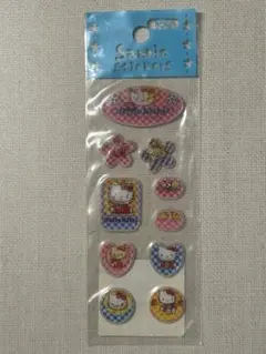 【未使用】サンリオ ハローキティ シール 2メンチェンジシール　レトロ　当時物