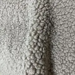 9/26限定SALE　プードルファー　ライトグレー　85×50cm