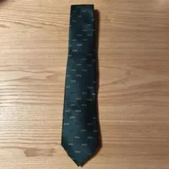 ネクタイ グリーン 眼鏡柄 レギュラータイ