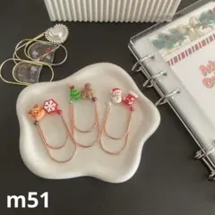 ラスト1点‼️大きめ可愛い ペーパークリップ バインダー貯金 m51