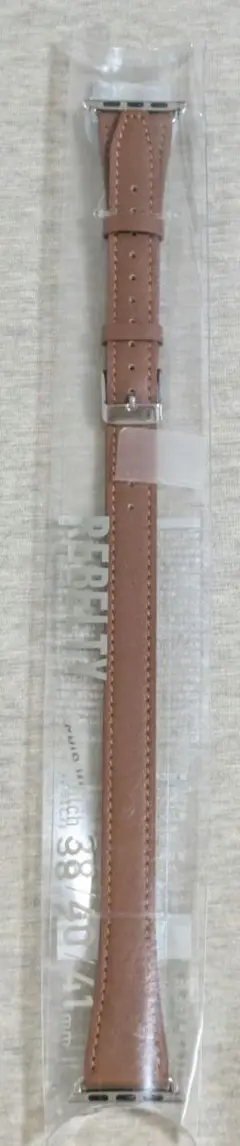 Apple Watchバンド　二重巻きベルト　キャメル