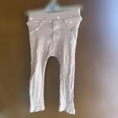 ピンクの綿パンツ