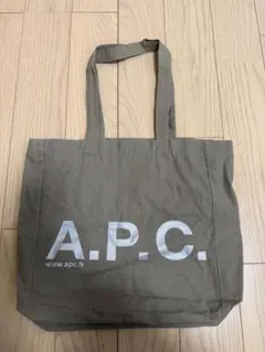 A.P.C. トートバッグ カーキ ノベルティのサムネイル