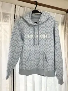 COACHコーチレディース水色パーカー サイズSのサムネイル