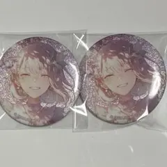 プロセカ　グリッター缶バッジ50A　暁山瑞希　2点