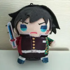 鬼滅の刃　富岡義勇　キーホルダー　まめめいと