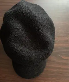 黒テクスチャーキャスケット