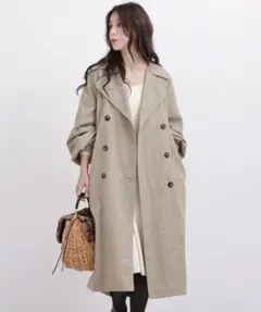 nano・universeナノ・ユニバース ボリュームシルエットコート