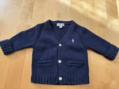 ラルフローレン　Ralph Lauren ネイビー カーディガン 6M
