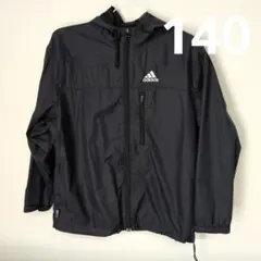 adidas フード付きジャケット 140 ウインドブレーカー