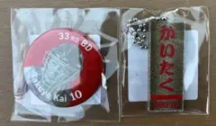 読売ジャイアンツ 甲斐拓也 カイシーズー チャレンジ 缶バッジ ボールチェーン